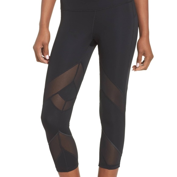 Zella Pants - NEW Zella Swift II Crop Leggings Mesh
